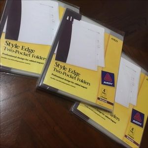 IA. 12 Avery style edge report folders